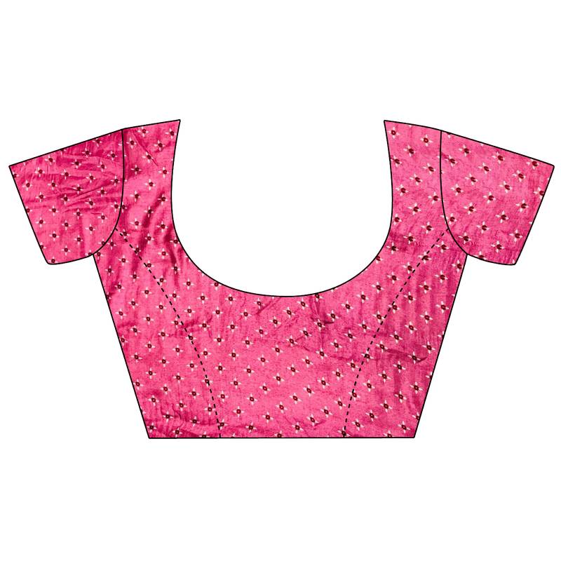 red georgette royal red attractive foil print saree with unstitched blouse