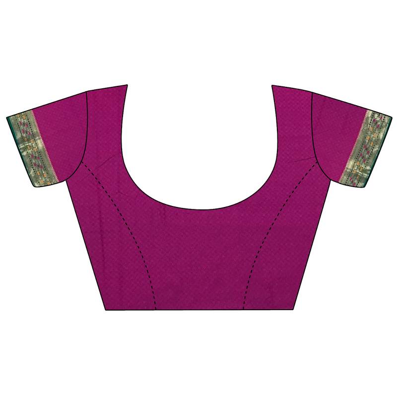 green soft lichi silk blend teal green multicolour minakari weaving saree with unstitched blouse