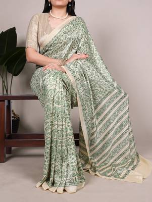  tasar art silk printed saree with classic appeal 4