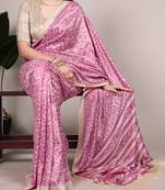 traditional tasar art silk printed saree with classic appeal