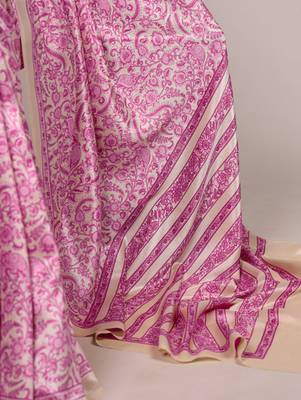  tasar art silk printed saree with classic appeal 5