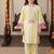 Multicolor embroidered cotton kurta set