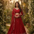Red Silk Lehenga set with Choli and dupatta