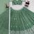 GREEN FAUX GEORGETTE sequin Lehenga set with Choli and dupatta