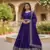 Purple Chinon Silk Thread With sequin Lehenga set with Choli and dupatta