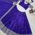 Purple Chinon Silk Thread With sequin Lehenga set with Choli and dupatta