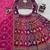 Multicolour  Faux Georgette Lehenga set with Choli and dupatta with Dupatta