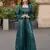 emerald georgette shrug suit - full stitched free size