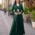 dark-green georgette shrug suit - full stitched free size