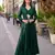 dark-green georgette shrug suit - full stitched free size