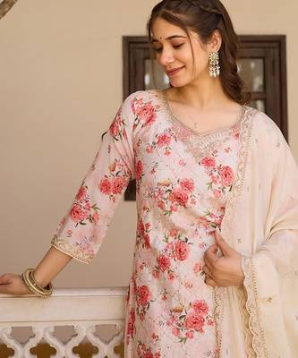Ivory gulbahar floral kurta set 3