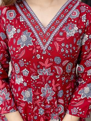 Ruby floral comfort kurta set 4