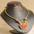 Lovely Kemp Green Temple Necklace Set