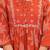 Rust women regular printed and zari pure cotton kurta with trousers & with dupatta