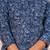 Indigo printed pure cotton kurta set