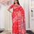 red color woven work art silk blend saree