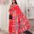 red color woven work art silk blend saree