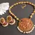 GORGEOUS HUGE TEMPLE PENDANT MEENAKRI ROYAL NECKALCE SET WITH JHUMKKA DJ16916