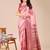 light pink & magenta color woven work banarasi art silk saree