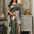 dark green color zari woven banarasi art silk saree