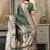 dark green color zari woven banarasi art silk saree