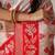 white & red color zari woven linen cotton art silk saree
