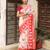 white & red color zari woven linen cotton art silk saree