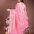 pink cotton woven work saree