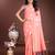 peach cotton woven work saree