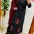 black embroidered cotton kurta pant with dupatta