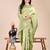light green color woven banarasi art silk saree