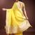 1m-ready to wear yellow color cotton solid saree