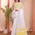 white color linen cotton zari border saree