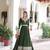 Green Vichitra Silk sequins Zari embroidered Kurti with dupatta