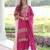 Pink Embroidered salwar suit with dupatta