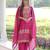 Pink Embroidered salwar suit with dupatta