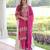 Pink Embroidered salwar suit with dupatta