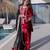 Red Embroidered Velvet salwar suit with dupatta