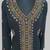 Black Golden multicolor stone and  Beads Moroccan Kaftan With hijab 