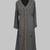 Grey Golden multicolor stone and  Beads Moroccan Kaftan With hijab 