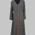 Grey Golden multicolor stone and  Beads Moroccan Kaftan With hijab 