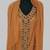 Mustard Golden multicolor stone and  Beads Moroccan Kaftan With hijab 