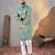 Sea green rayon sequin embroidered kurta     festive and ethnic wear