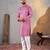 Pink rayon sequin embroidered kurta     festive and ethnic wear