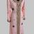 Peach Golden multicolor stone and  Beads Moroccan Kaftan With hijab 
