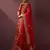 Royal Red Velvet Heavy Zari Embroidered Bridal Lehenga Choli