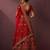 Royal Red Velvet Heavy Zari Embroidered Bridal Lehenga Choli