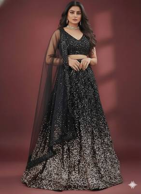 Designer Bollywood Style Wedding Wear Lehenga Choli 1