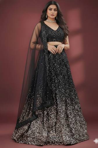 Designer Bollywood Style Wedding Wear Lehenga Choli