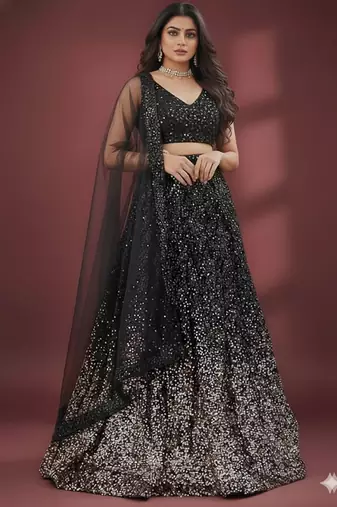 Designer Bollywood Style Wedding Wear Lehenga Choli